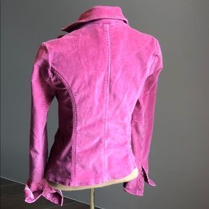 Pink corduroy blazer